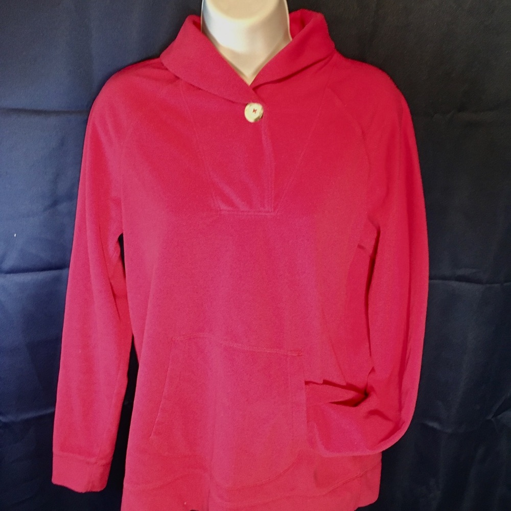 LL Bean Women's Red Pullover Top